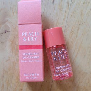 PEACH & LILY Ginger Melt Oil Cleanser Mini Size 0.16oz 5ml NEW In Box BNIB